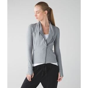 Lululemon Precision Gray Jacket Size 6
